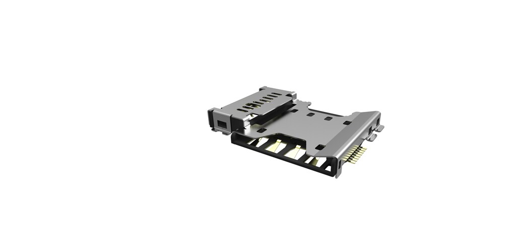 SIM and SD Card Connectors